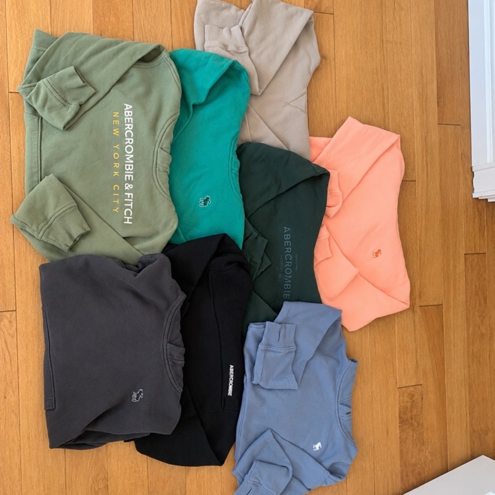 Abercrombie Kids Pullover Crewneck Sweatshirt - Multi Color Options